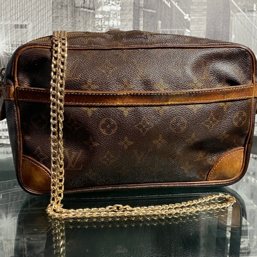 Authentic Louis Vuitton Vintage Monogram Compiegne Cosmetic Bag
